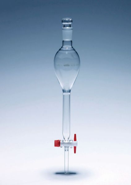 Ampoule sphérique bouchée, 1000mL clé PTFE