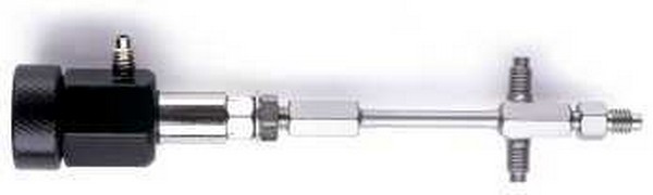 On/Off Valve with Pneumatic Operation (MOVP) - L Flow Path with Single Outlet, and 50 mm Long Stem